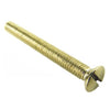 Countersunk Screws - M6 - 6x1mm - 40 mm - Brass Slotted