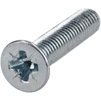 1042092 | SK025M-010-PZ-CZ (100 Pcs) --- Countersunk Screws - M2.5 - 2.5x0.45mm - 10 mm - Zinc Plated Pozidrive Screw