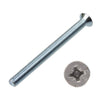 Countersunk Screws - M6 - 6x1mm - 65 mm - Zinc Plated Steel Pozidrive