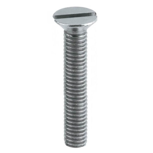 Countersunk Screws - M12 - 12x1.75mm - 65 mm - Zinc Plated Steel Slotted