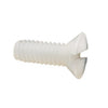 Countersunk Screws - 8-32 UNC - 4.17mm - 9.5 mm - Nylon - Zytel 101 - Slotted