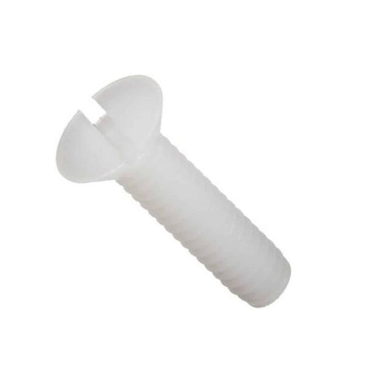 Countersunk Screws - 6-32 UNC - 3.5mm - 12.7 mm - Nylon - Zytel 101 - Slotted