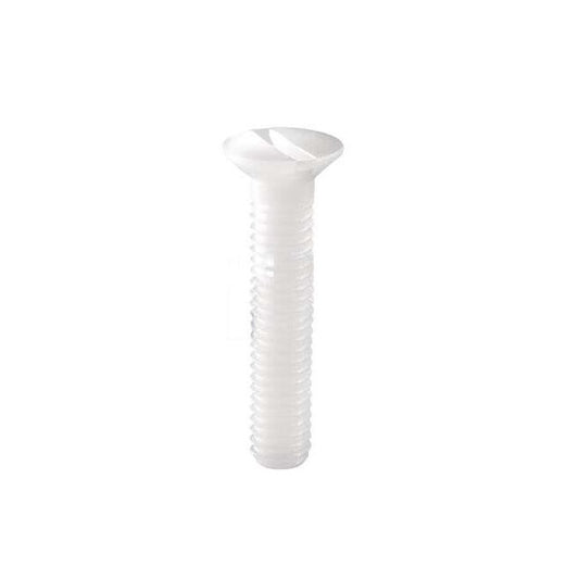 Countersunk Screws - 8-32 UNC - 4.17mm - 25.4 mm - Nylon - Zytel 101 - Slotted