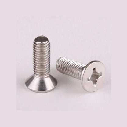 1044906 | SK030M-008-PH-S4 (100 Pcs) --- Countersunk Screws - M3 - 3x0.5mm - 8 mm - 304 Stainless Phillips Screw
