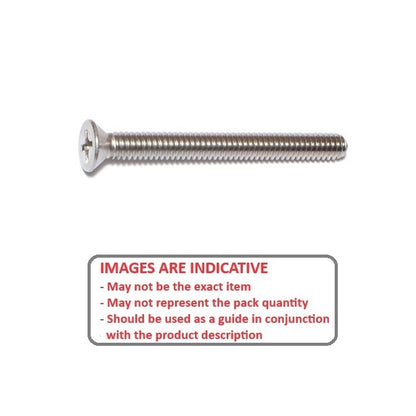 1042240 | SK025M-016-PH-S4 (50 Pcs) --- Countersunk Screws - M2.5 - 2.5x0.45mm - 16 mm - 304 Stainless Phillips Screw