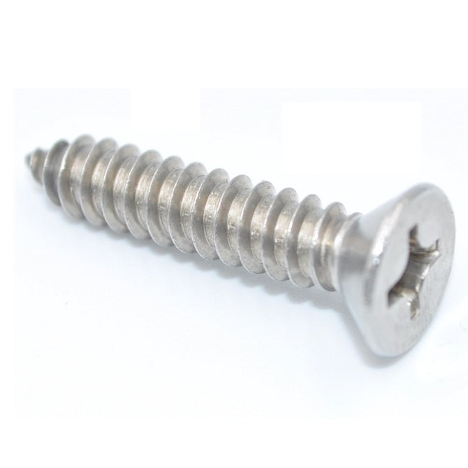 1063993 | SKT0540-013-PH-S4 (10 Pcs) --- Self Tapping Screws - 5.4x12.7 mm - 12 Countersunk - Stainless Steel 304 Similar to A2, 18-8 HRB80 Screw