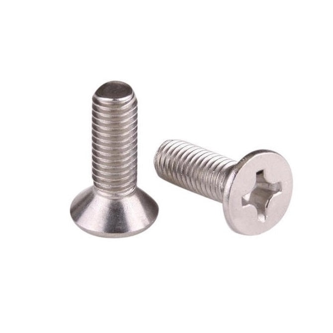 Screws - Countersunk - Phillips - Titanium CP Grade