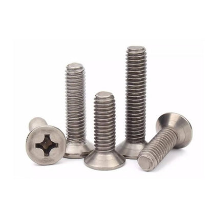 1053399 | SK040M-016-PH-TC1 (10 Pcs) --- Countersunk Screws - M4 - 4x0.7mm - 16 mm - Titanium CP Grade 1 Phillips Screw