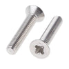 Countersunk Screws - M6 - 6x1mm - 30 mm - Titanium CP Grade 2 Phillips