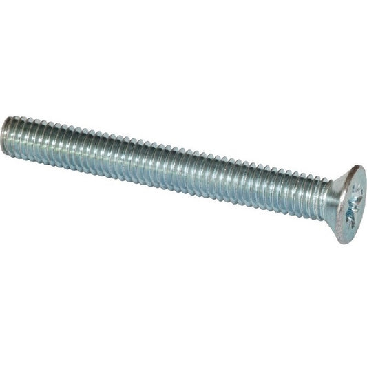 Countersunk Screws - M5 - 5x0.8mm - 50 mm - Zinc Plated Steel Phillips