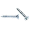 Self Tapping Screws - 4.17x25.4 mm - 8  Countersunk - Zinc Plated Steel