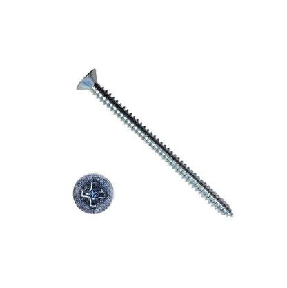1064025 | SKT0540-038-PH-CZ (1000 Pcs) --- Self Tapping Screws - 5.4x38.1 mm - 12 Countersunk - Zinc Plated Steel Screw