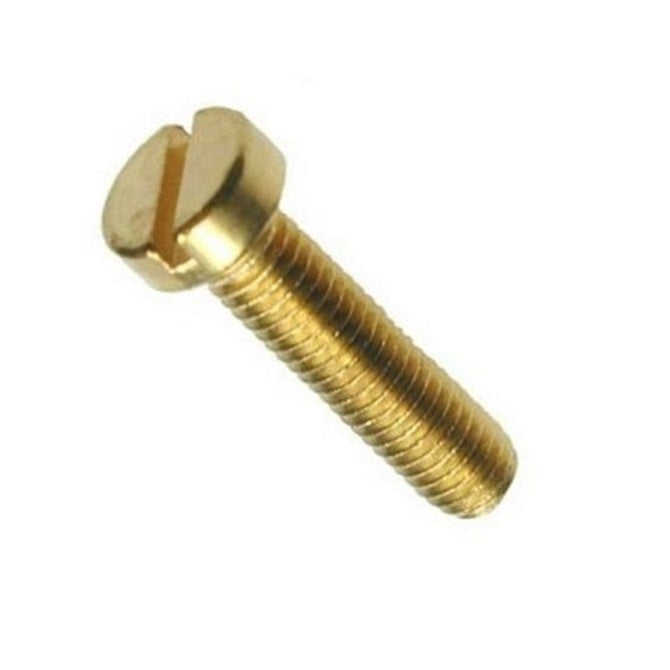 Screws - Fillister Head - Slotted - Brass
