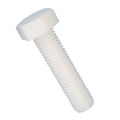 Hex Head Screws - 6-32 UNC - 3.5mm - 6.4 mm - Nylon - Zytel 101 - Slotted