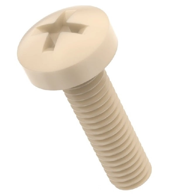 Screws - Pan Head - Phillips - PEEK