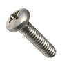 Pan Head Screws - M6 - 6x1mm - 25 mm - 316 Stainless Phillips
