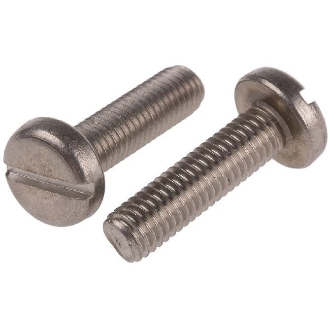 Screws - Pan Head - Slotted - 304 Stainless