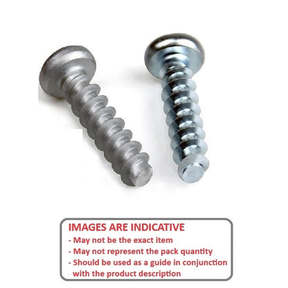 1044451 | SCT0300-006-PLH-P-PH-CZ (1000 Pcs) --- Self Tapping Screws - 3x6 mm - - Hard or Soft Plastics - Zinc Plated and Waxed Screw