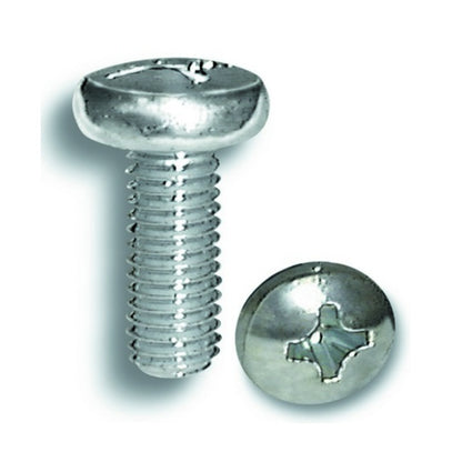 1061507 | SC050M-012-P-PH-CZ (100 Pcs) --- Pan Head Screws - M5 - 5x0.8mm - 12 mm - Zinc Plated Steel Phillips Screw