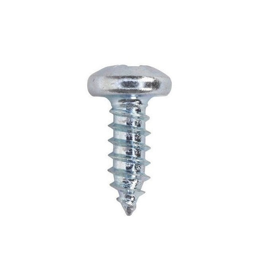 Self Tapping Screws - 2.52x9.5 mm - 3  Pan Head - Zinc Plated Steel
