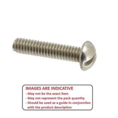 1055892 | SC047B-010-R-SL-BN (10 Pcs) --- Round Head Screws - 2BA - 4.7mm - 9.5 mm - Nickel Plated Brass Steel Screw