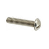 Round Head Screws - 6BA - 2.794mm - 19.1 mm - Nickel Plated Brass Steel