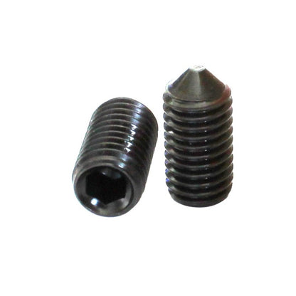 1060695 | SS042C-0064-AS-CP (Pack of 100)  --- Cone Point Socket Set Screws - 8-32 UNC - 4.17mm - 6.4 mm  - Carbon Steel Screw