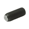 Diamond Knurled Tip Socket Set Screws - M6 - 6x1mm - 24.6 mm   - Carbon Steel with Alloy Steel SUJ2 HRC 55 -60 tip