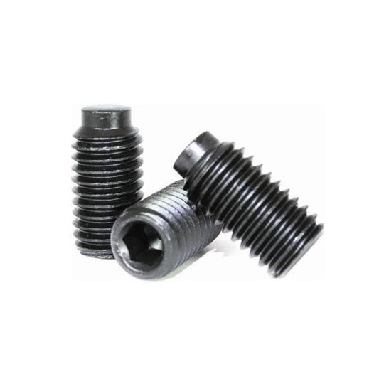 Half Dog Point Socket Set Screws - 10-24 UNC - 4.76mm - 11.6 mm   - Carbon Steel Carbon Steel Case Hardened Rc46-53