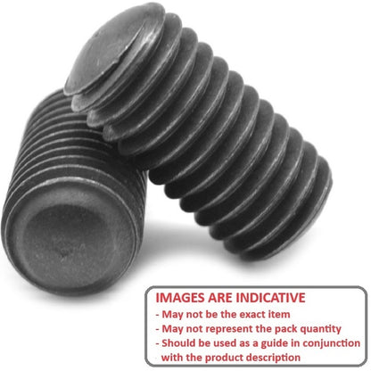 1060706 | SS042C-0064-AS-OT (Pack of 100)  --- 8-32 UNC - 4.17mm - 6.4 mm - Oval Tipped - Carbon Steel Screw