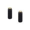 Rolling Ball Tip Socket Set Screws - M4 - 4x0.7mm - 15.7 mm   - Carbon Steel with Brass tip