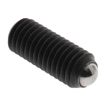 1052459 | SS040M-0105-CS-440-RB (5 Pcs) --- Rolling Ball Tip Socket Set Screws - M4 - 4x0.7mm - 9.8 mm  - Carbon Steel with 440C Stainless HRC 50-55 tip Screw