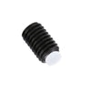 Acetal Tipped Socket Set Screws - M3 - 3x0.5mm - 16 mm  Alloy Steel - Black Oxide Steel