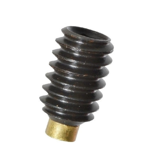 Brass Tipped Socket Set Screws - M4 -4x0.7mm- 4 mm  - Carbon Steel