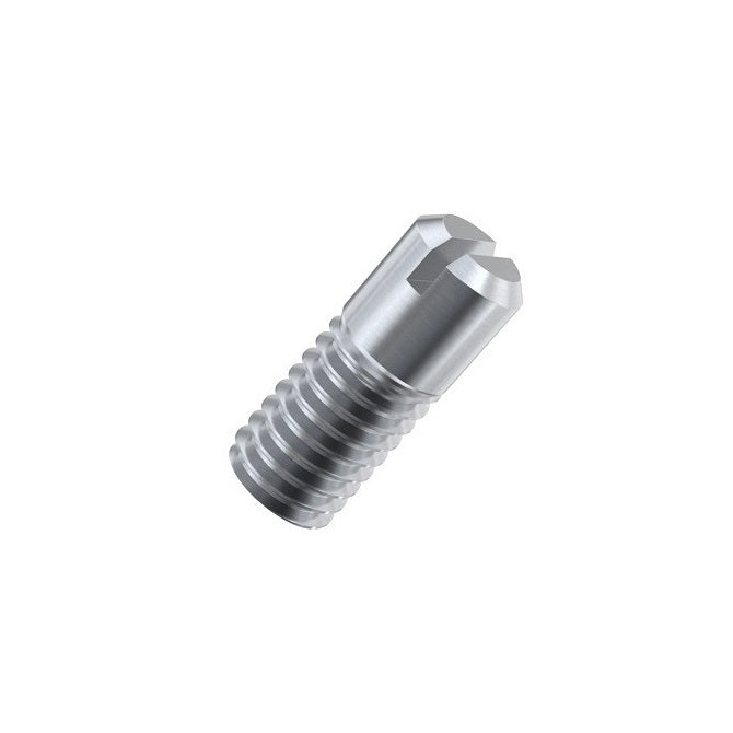 Partial Thread Slotted Set Screws - M5 - 5x0.8mm - 16 mm   - Steel Alloy, Rockwell B75