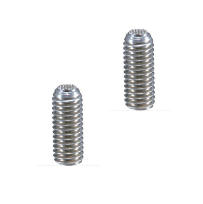 1080830 | SS080M-0195-S4-S440-DKT --- Diamond Knurled Tip Socket Set Screws - M8 - 8x1.25mm - 19.5 mm  - 304 Stainless Steel with 440C Stainless HRC 50-55 tip Screw