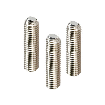 1079851 | SS080M-0114-S4-S440-FB --- Flat Tip Aligning Socket Set Screws - M8 - 8x1.25mm - 11.4 mm - Aligning Flat Tip - 304 Stainless Steel with 440C Stainless HRC 50-55 tip Screw