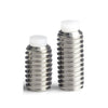 Acetal Tipped Socket Set Screws - M8 - 8x1.25mm - 10 mm   - Stainless Steel 304 Similar to A2, 18-8 HRB80
