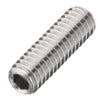 Standard Cup Point Socket Set Screws - 1/4-20 UNC - 6.35mm - 44.5 mm  Zinc Plated DIN916 - Carbon Steel - Hardened