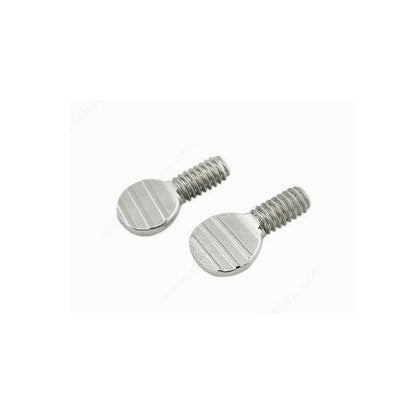 1062541 | THS050M-025-F-CS (20 Pcs) --- Thumb Screws - M5 - 5x0.8mm - 25x36.7 mm Flat Key Head - Steel Screw