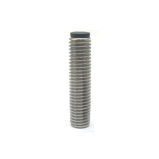 Urethane Tipped Socket Set Screws - M6 - 6x1mm - 50 mm   - 304 Stainless Steel with 304 Stainless Steel tip