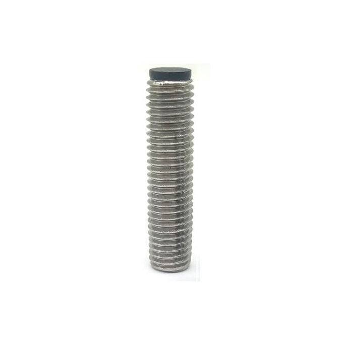 Urethane Tipped Socket Set Screws - M8 - 8x1.25mm - 10 mm   - 304 Stainless Steel with 304 Stainless Steel tip