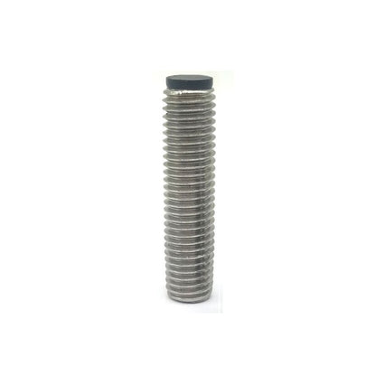 Urethane Tipped Socket Set Screws - M8 - 8x1.25mm - 10 mm   - 304 Stainless Steel with 304 Stainless Steel tip
