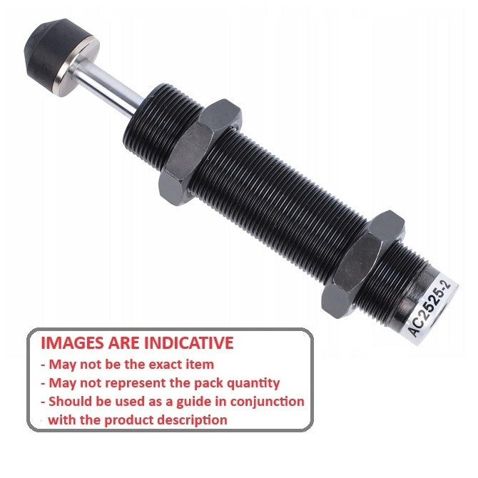 1160986 | AC-2050-1 --- Hydraulic Shock Absorbers - 50 mm M20x1.5 235 mm Non-Adjustable