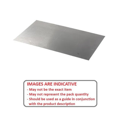 1038230 | SHM-1626-0152-0305-AL (Sheet) --- Aluminium Shim and Foil - 1.626x152.4x304.8 mm - Aluminium 6061-T6