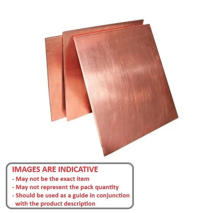 1036268 | SHM-1000-0100-0100-CP --- Copper Shim and Foil - 1x100x100 mm - Copper