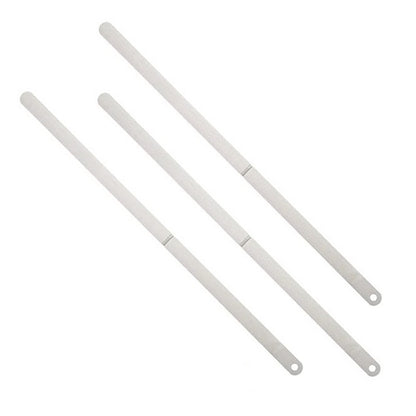 Stainless Feeler Gauge Stock - 0.635x12.7x127 mm - Stainless Steel