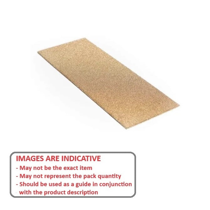 1120572 | SHT-1905-0127-0203-SB --- Sintered Bronze Sheet - 19.05x127x203.2 mm - Sintered Bronze