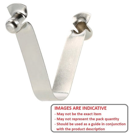 1087837 | SBTN-0953-DE --- Double End Snap Buttons - 9.53x11.18x0.635 mm Snap Button