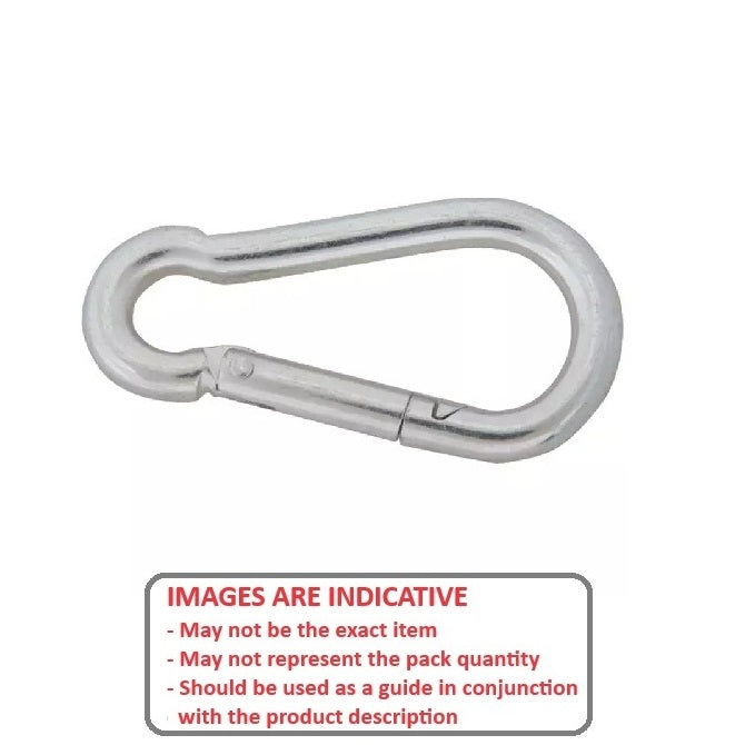 1094239 | BA-470RS --- Spring Snaps - 11.1x120.65x15.875 mm Interlocking - Steel Snap